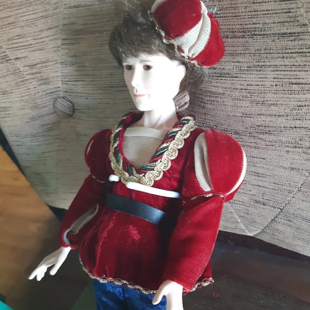 Ceramic Prince Charming Doll Home Decor